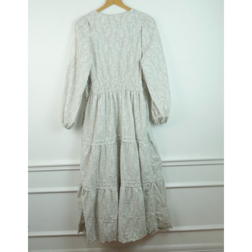 Anthropologie Somerset Maxi Dress Large Loverly Grey Long Sleeve Modest Cottage - Picture 8 of 10